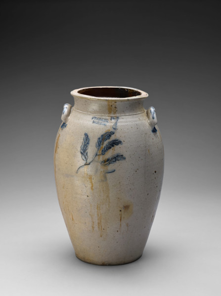 Jar, about 1850-1854. Creator: Francis Nolen.