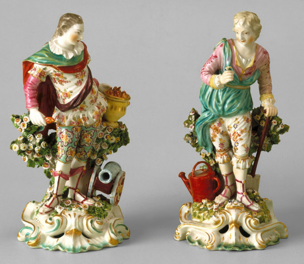 Fire and Earth (originally titled War and Peace), 1765-1769. Creator: Chelsea Porcelain Manufactory.