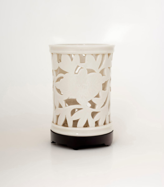 Brush holder with stand, date unknown. Creator: Unknown.