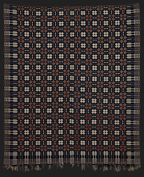 Bed Cover (Coverlet), 1800-1850. Creator: Unknown.