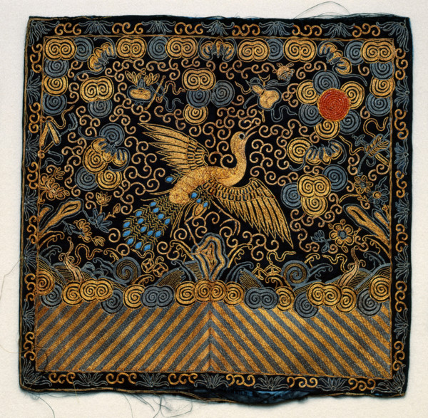 Rank Insignia, Third Degree Civil, Peacock, about 1880. Creator: Unknown.