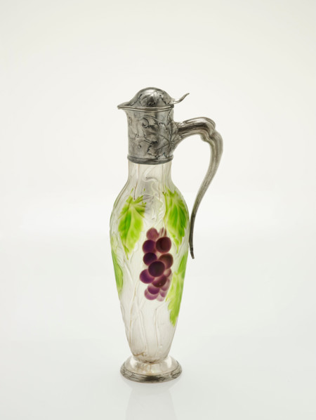 Wine jug, about 1906. Creators: Tiffany & Co, Tiffany Glass.