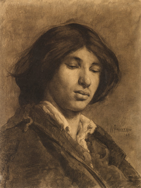 A Model, 1883. Creator: William Forsyth.
