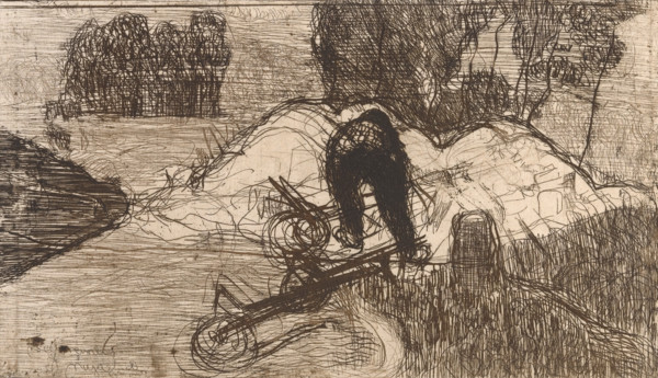 Le Debardeur (The Stevedore), 1893. Creator: Armand Seguin.