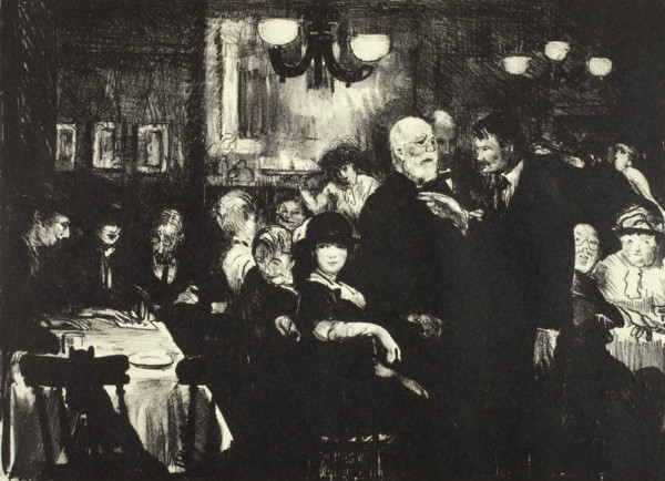 Artists' Evening, 1916. Creator: George Wesley Bellows.