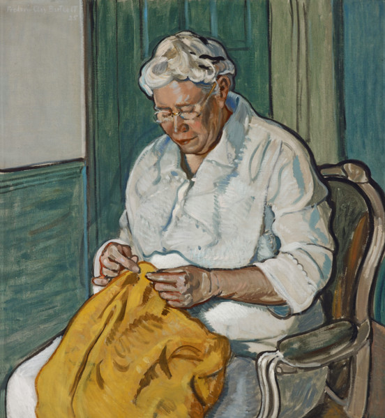 The Seamstress, 1925. Creator: Frederic C. Bartlett.