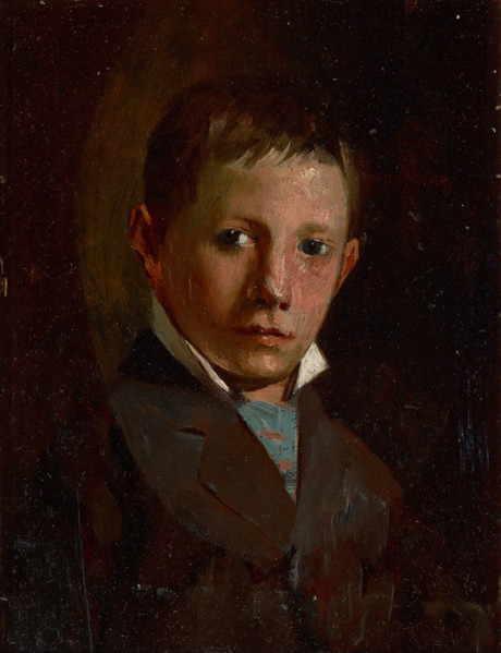 Head of a Boy, c1870s.. Creator: John Washington Love.