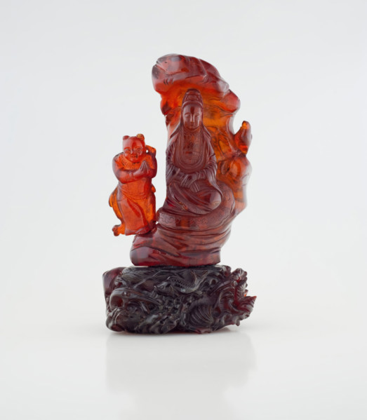 Guanyin and Attendants, 18th century. Creator: Unknown.