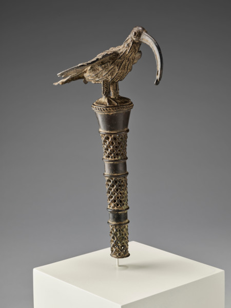 Staff with bird figure, mid-18th century to mid-19th century. Creator: Unknown.
