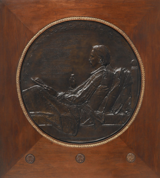 Robert Louis Stevenson, 1887-1888. Creator: Augustus Saint-Gaudens.