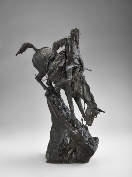 The Mountain Man, 1903. Creators: Frederic Remington, Roman Bronze Works.