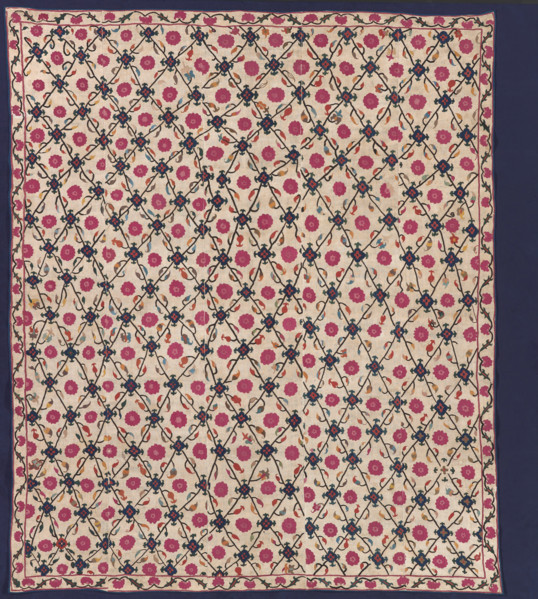 Ceremonial Hanging (Suzani), third quarter of 19th century. Creator: Unknown.
