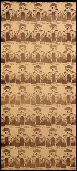 Fabric 'The Reapers', 1938. Creator: Florence K. Kawa.