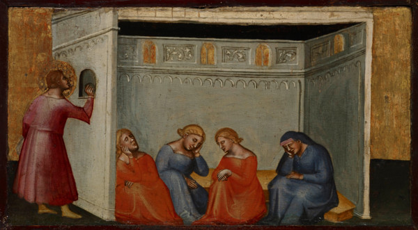 Scene from the Legend of St Nicholas, about 1400-1410. Creator: Bicci di Lorenzo.