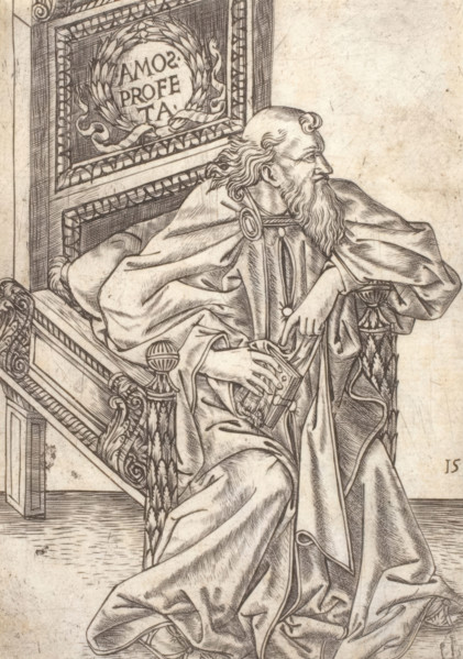 Amos, 1475-1480. Creator: Baccio Baldini.
