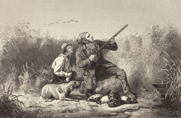 On the Wing, 1850. Creator: Charles Kennedy Burt.