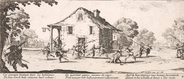 La Maraude (Marauding), 1633. Creator: Jacques Callot.