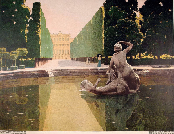 Schönbrunn Palace, about 1900. Creator: Carl Moll.