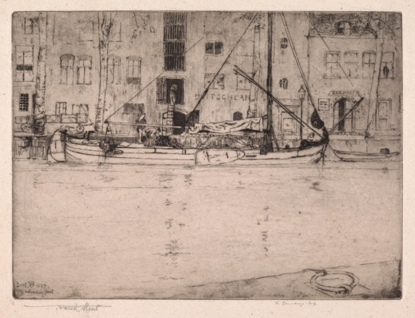 Unloading Peat, Dort, 1889. Creators: Frank Short, F. Goulding.