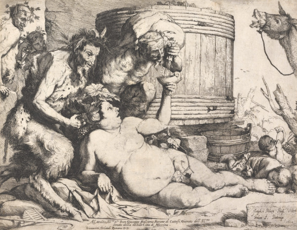 Drunken Silenus, 1628. Creator: Jusepe de Ribera.