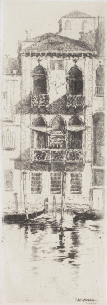 Desdemona's Palace, Venice, about 1880. Creator: Theodore Wendel.