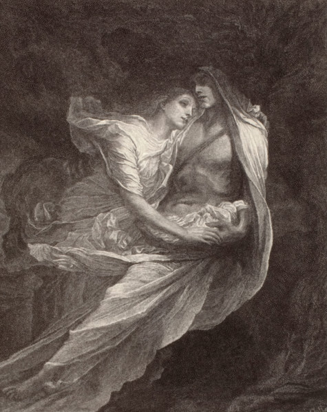 Paolo and Francesca, 19th century. Creator: William Baxter Palmer Closson.