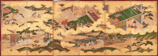Tales of Genji, about 1650. Creator: School of Iwasa Matabei.
