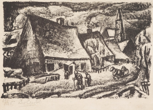 Altenberg (Ertsgebergte), 1923. Creator: Leo Gestel.