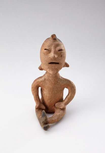 Seated figure (raingod), 1880-1910. Creator: Unknown.