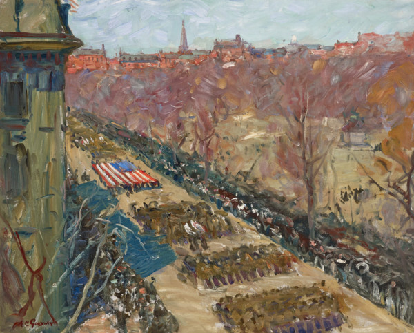 Liberty Loan Parade, 1918. Creator: Arthur Clifton Goodwin.