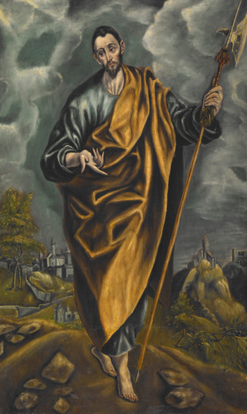 St Judas Thaddaeus or St Thomas, 1600s. Creator: El Greco.