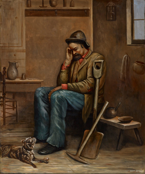 Out of Work, mid 19th-early 20th century.. Creator: Ellen M. Ingraham.