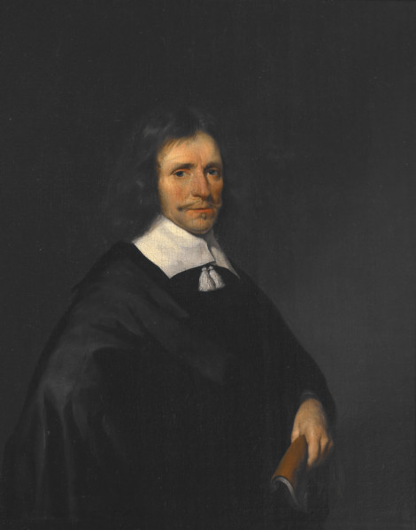 Portrait of a Man, about 1658. Creator: Gerard Terborch II.