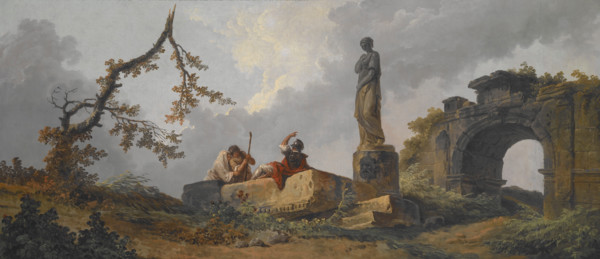 The Statue, 1700s. Creator: Hubert Robert.