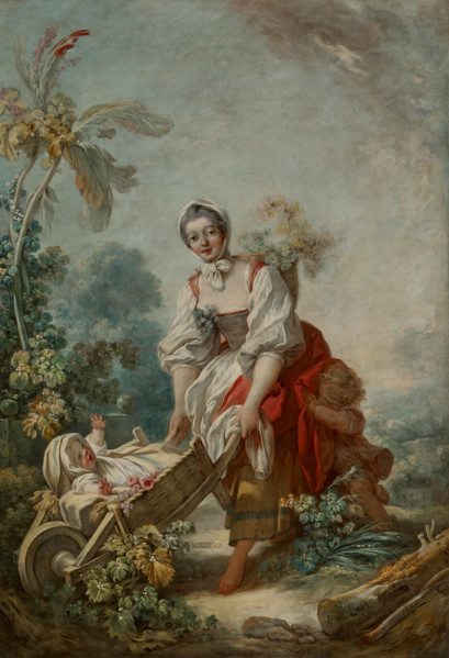 The Joys of Motherhood, about 1754. Creator: Jean-Honore Fragonard.
