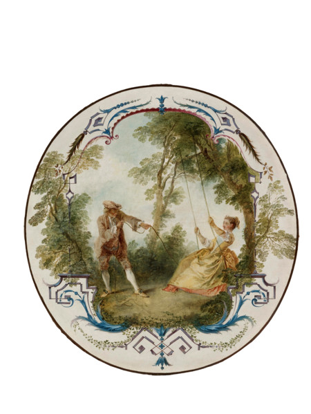 The Swing, about 1724. Creators: Nicolas Lancret, Claude Audran.