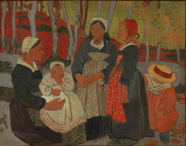 Bretons in the Forest of Huelgoat, 1893. Creator: Paul Serusier.