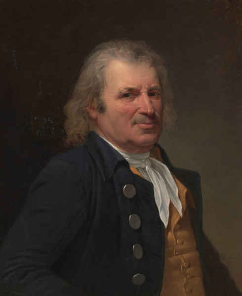 Portrait of an Elderly Man, about 1780. Creator: Robert Lefevre.