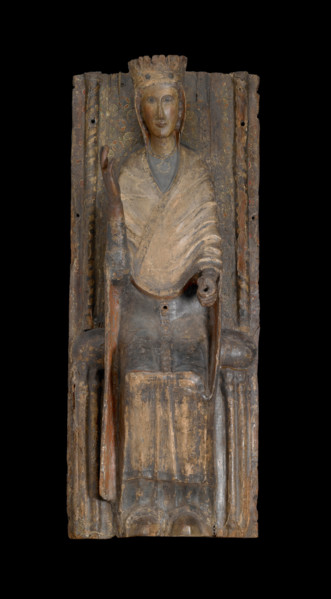 Madonna Enthroned, early 13th century. Creator: Unknown.