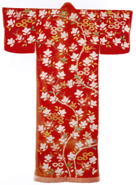 Young Woman's Long Overgarment, Kimono (Uchikake), 1800-1850. Creator: Unknown.