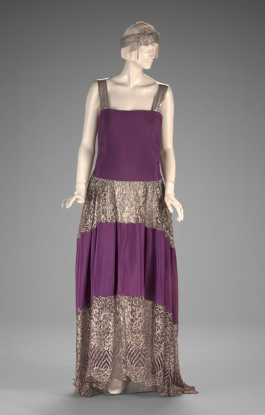 Evening Dress, Winter 1922-1923. Creator: Jeanne Lanvin.