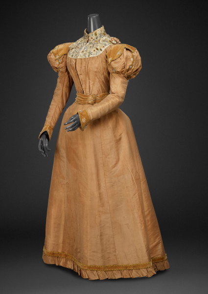 Dress (Bodice, Skirt), about 1892. Creator: Mme. De Latour.