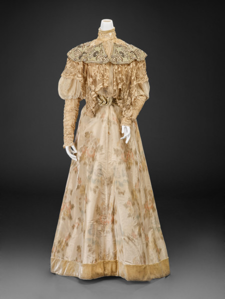 Dress (Bodice, Skirt), 1890s. Creator: Marshall Field & Company.