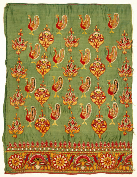 Skirt Fragment; Ghagharapat, mid-19th century. Creator: Unknown.