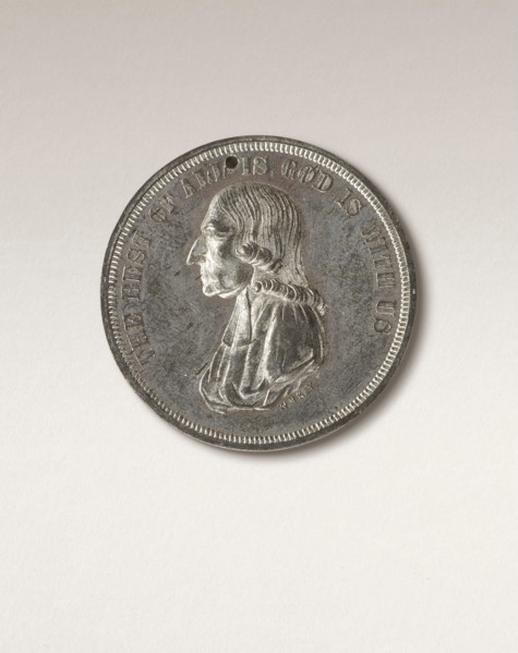 The Best of All, God Is with Us (John Wesley medal), before 1913. Creator: William H Key.