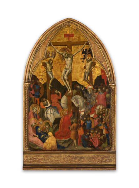 Crucifixion, about 1375. Creator: Barnaba da Modena.