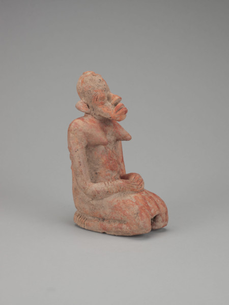 Kneeling female figure, 15th-18th centuries. Creator: Unknown.