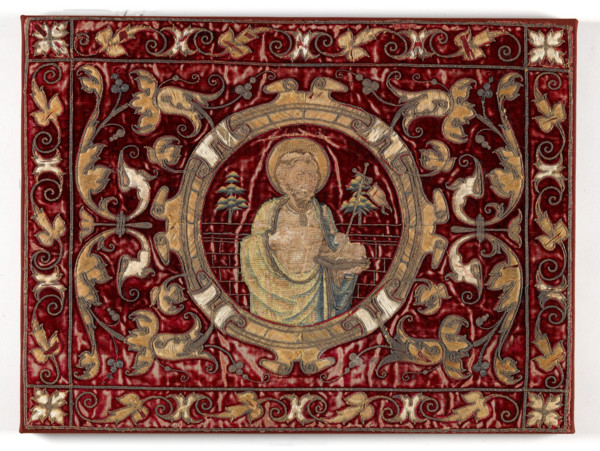 Ecclesiastical Panel Depicting Saint John The Bapitst, mid-17th century. Creator: Unknown.