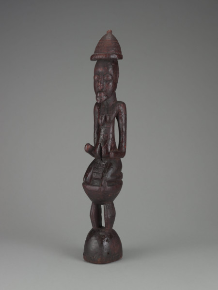 Kneeling female figure, 14th-16th centuries. Creator: Unknown.