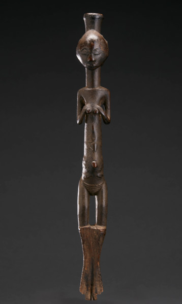 Female figure from staff, 1870-1900. Creator: Unknown.
